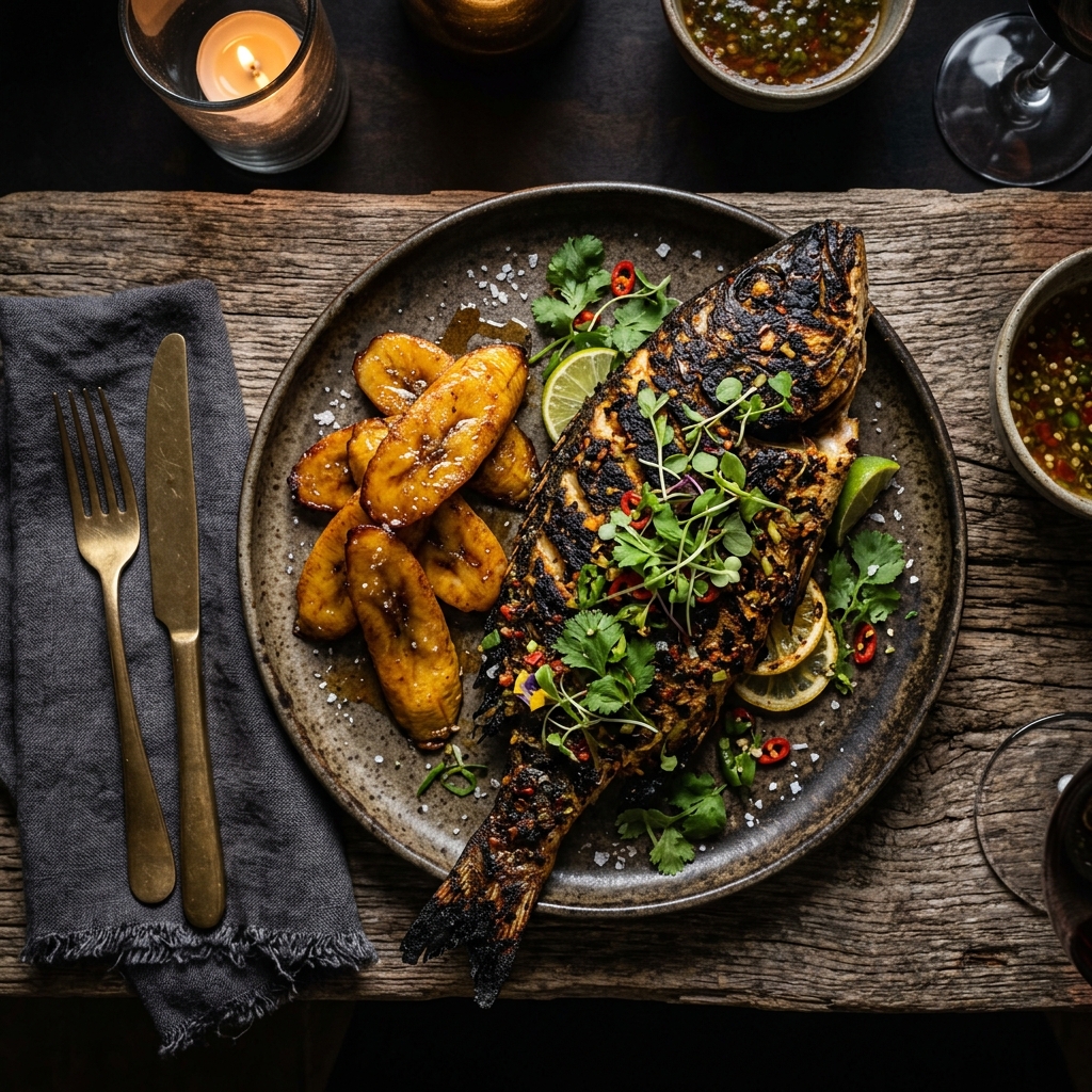 Coconut-Grilled Catch of the Day